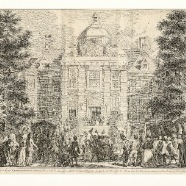 Den Haag Huis den Bosch Simon Fokke 1712-1784  kopergravure 23x18.5 cm. 1752  € 50.-