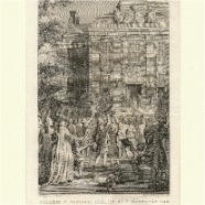 Den Haag Huis den Bosch  Reinier Vinkeles  1741-1816 kopergravure  10x16 cm. 1788 € 35.-