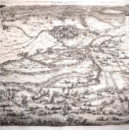 Leiden ontzet kopergravure Coenraad Decker 1651-1685  ca. 1700 35x28 cm.  € 125.-
