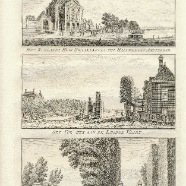 Haarlem.Halfweg Rijnlandshuis Zwaanenburg, Tolhek Leidse en Amsterdamse vaart. beeldmaat 19x30 cm.
