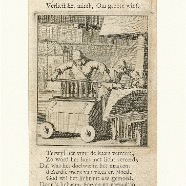 De kaarsenmaker Jan en Casper Luyken 1694 kopergravure blad 16x10 cm. € 50.-