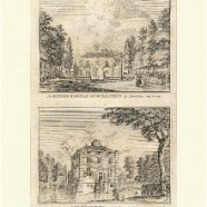 Breukelen Gunterstein Hendrik Spilman 1721-1784 kopergravure 11x16 cm. ca. 1750 € 45.-