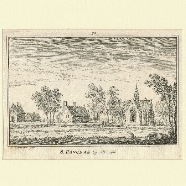 S.Pancras bij Alkmaar Abraham Rademaker 1676-1735 kopergravure 11x7 cm. ca. 1750 € 30.-