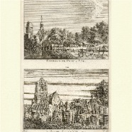 Tiel Hendrik Spilman 1721-1784 kopergravure 1750 ca. 11x16 cm. € 45.-