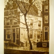 Amsterdam Heerengracht Dirk Harting 1884-1972 ets 24x31 cm. €  100.-
