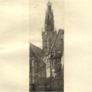 Haarlem Bakenessertoren J.M. Graadt van Roggen 8.5x23 cm.