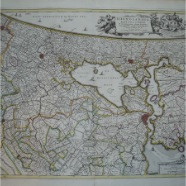 Rijnland Amstelland Nicolaas Visscher 1649-1702 handgekleurde kopergravure 1698  /  57x47 cm. € 650.-