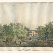 Bloemendaal Duijnvlied Lutgers handgekleurde litho 1844 