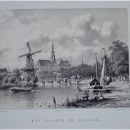 Haarlem Adriaan Bavo Koster litho 1865