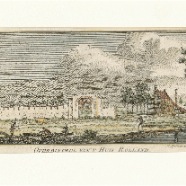 Haarlem Huis Rolland Spilman van   Noorde 1760 handgekleurde kopergravure € 25.-