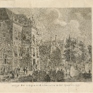 Haarlem Spaarne L.Portman ca 1805 kopergravure