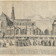 Haarlem St.Bavo Ampzing 1628 kopergravure