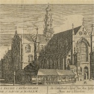 Haarlem St.Bavo Harrewijn kopergravure 1750 € 45.-