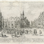 Haarlem Stadhuis Ampzing 1628 kopergravure