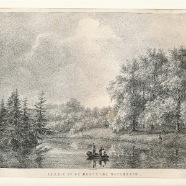 Velsen Waterland Petrus Josrphus Lutgers 1808-1864 litho 23x18 cm. 1844 € 50.-